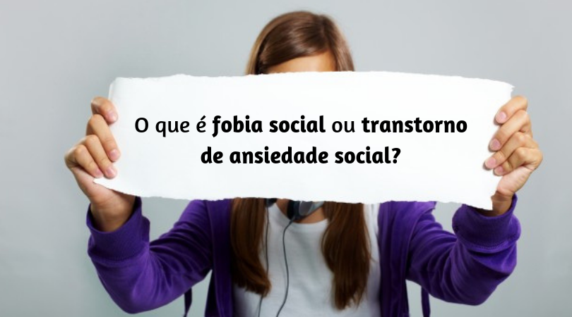 Você sabe quantos dos seus amigos na rede social, de repente, têm transtorno de ansiedade social ou fobia social? 